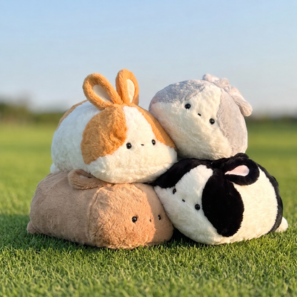 Milo the Plappy Rabbit Plush Pillow