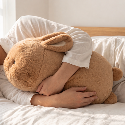 Milo the Plappy Rabbit Plush Pillow