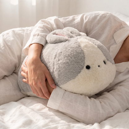 Milo the Plappy Rabbit Plush Pillow