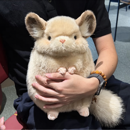 Taro the Fluffy Chinchilla Plushie