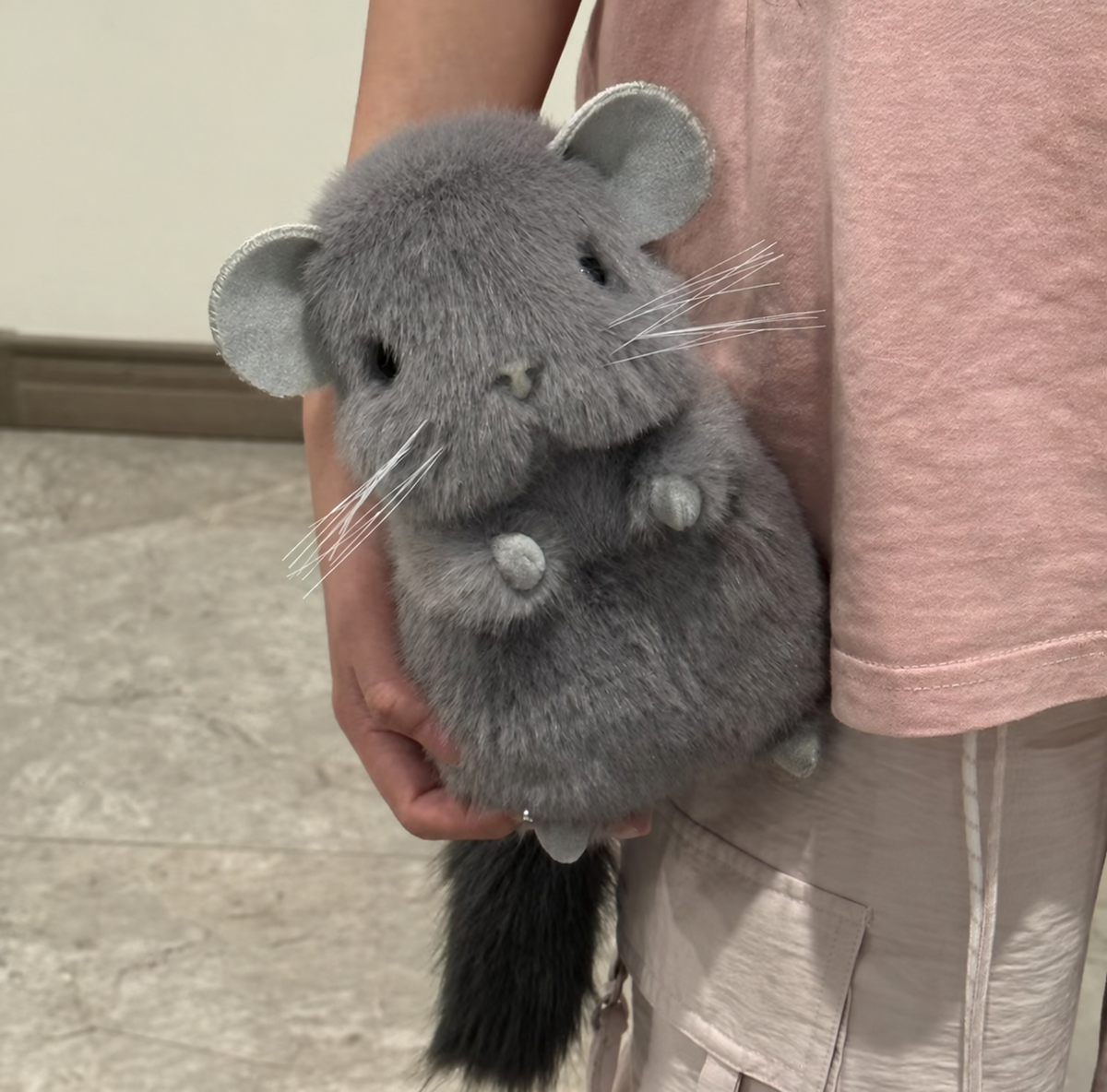 Toto the Chubby Chinchilla Plushie