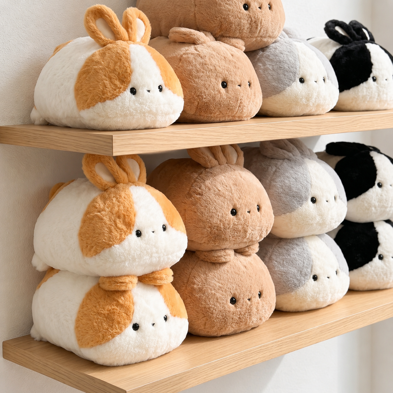 Milo the Plappy Rabbit Plush Pillow