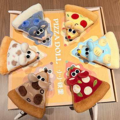 Nibbles the Pizza Mouse Plush Keychain