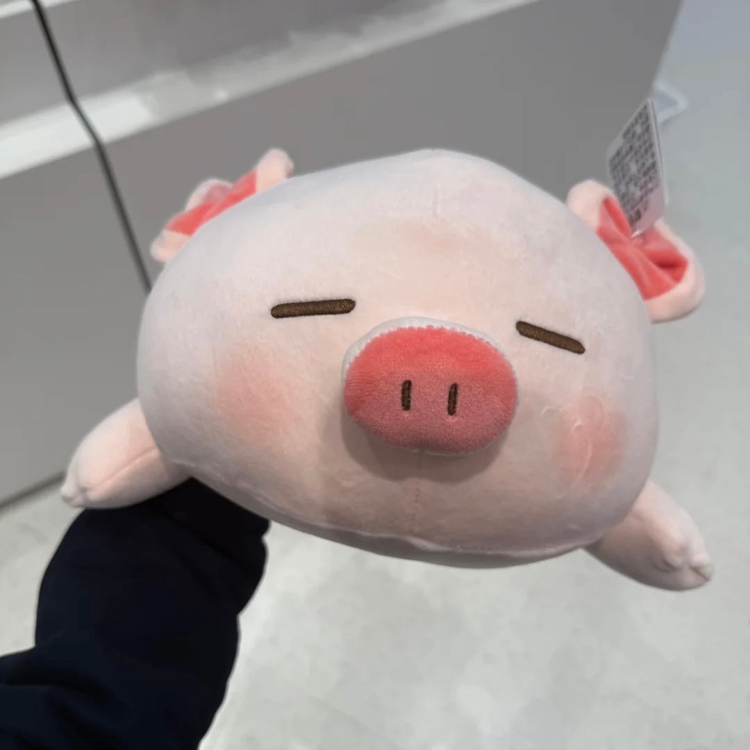 Porky the Chubby Sleeping Pig Plush Pillow