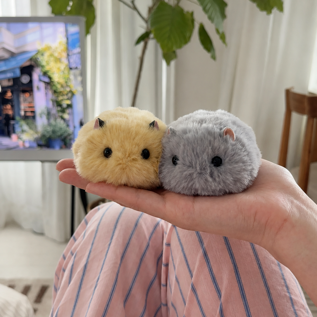 Mochi the Tiny Fluffy Hamster Plushie