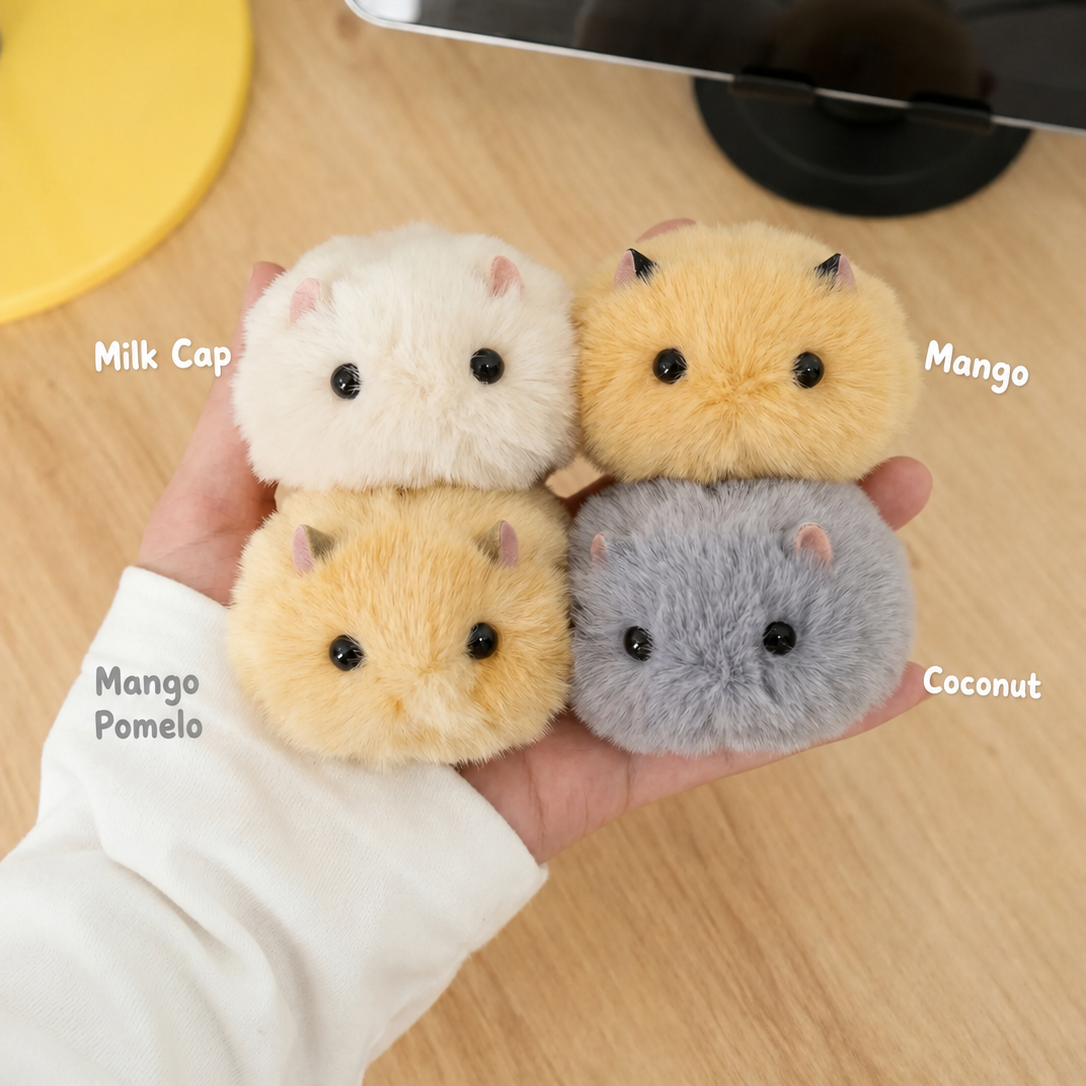 Mochi the Tiny Fluffy Hamster Plushie